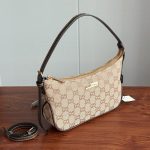 GG Signature Underarm Shoulder Zipper Hobo Bag - Image 5