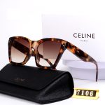 Celine Vintage Gradient Sunglasses, Polygonal With 3D LOGO & Large Square - Image 14