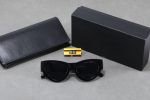 YSL Wide Temples 3D Metal Logo Sunglasses, Oversized Square / Vintage Cat‑Eye Round Styles - Image 13