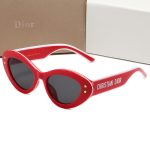 Dior Vintage Fashion Trend Star Metal Rivet Decor Sunglasses, Cat‑Eye/Oval - Image 22