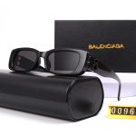 Balenciaga Retro Fashion Oversized Metal Logo Sunglasses, Cat‑Eye / Narrow Rectangular - Image 7