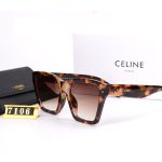 Celine Vintage Gradient Sunglasses, Polygonal With 3D LOGO & Large Square - Image 17