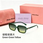 Miu Miu Women Sunglasses, Cat‑Eye/Rounded Square/Vintage Oval/Diamond Style - Image 2