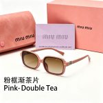 Miu Miu Women Sunglasses, Cat‑Eye/Rounded Square/Vintage Oval/Diamond Style - Image 3