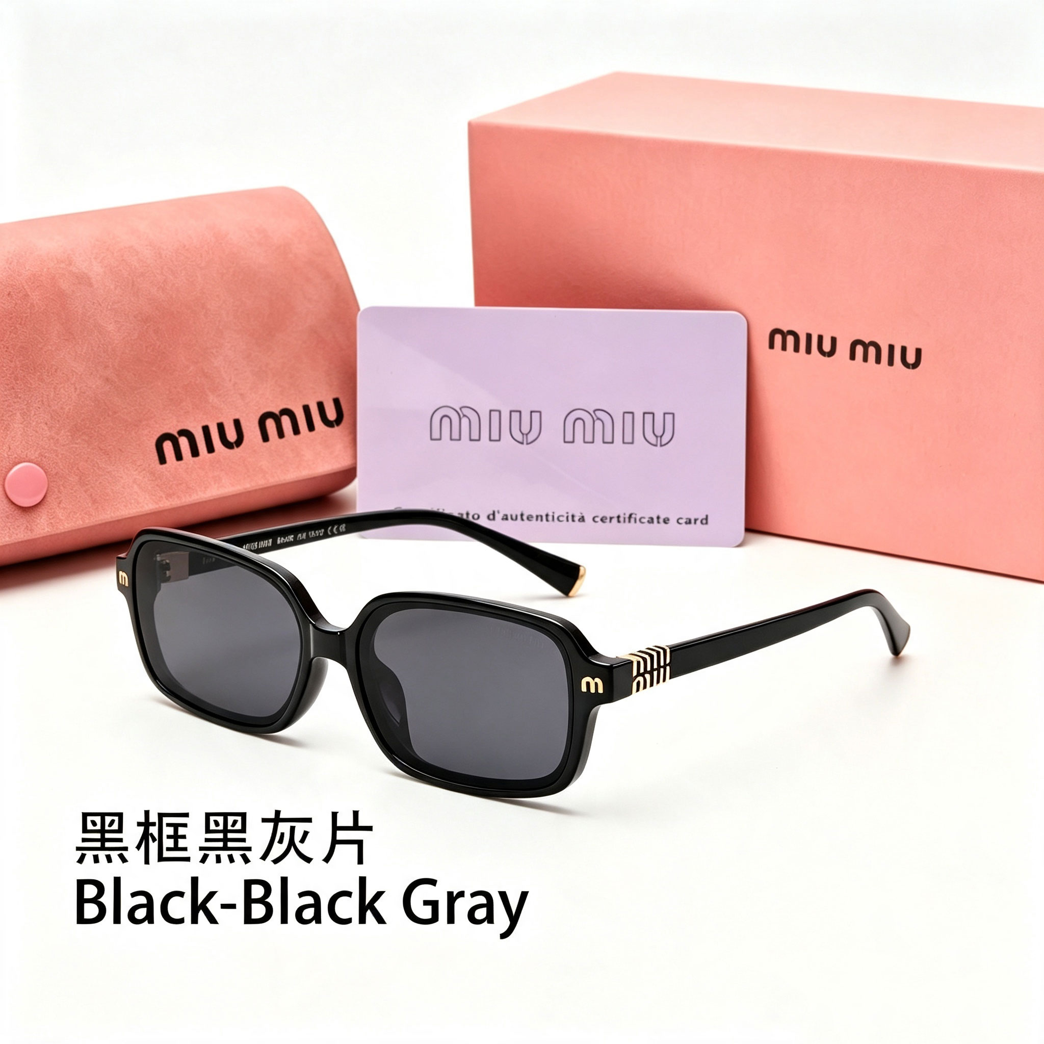 微信图片_20260825174818_15_1 Miu Miu Women Sunglasses, Cat‑Eye/Rounded Square/Vintage Oval/Diamond Style - Image 1