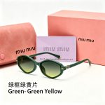 Miu Miu Women Sunglasses, Cat‑Eye/Rounded Square/Vintage Oval/Diamond Style - Image 9