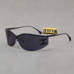 Chanel Women's Rim‑less Wraparound Integrated Sunglasses - Image 2