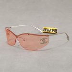 Chanel Women's Rim‑less Wraparound Integrated Sunglasses - Image 4