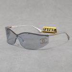 Chanel Women's Rim‑less Wraparound Integrated Sunglasses - Image 5