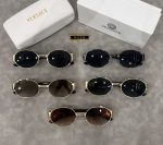 Versace Medusa‑Logo Metal Round Sunglasses - Image 10