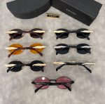 Prada Vintage Oval Small‑Frame Sunglasses,Cat‑Eye /Metal Frame - Image 3