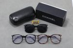 Chanel Fashion Large‑Frame Sunglasses with Letter‑Decorated / Chain‑Decorated Temples - Image 11