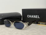 Chanel Hollow‑Out Double‑C Metal  Logo Gradient Sunglasses - Image 7