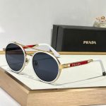 Prada Vintage Double‑Bridge Aviator Gradient Sunglasses,Polygonal/Round/Square Frame - Image 8