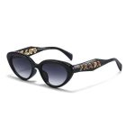 Prada Metal‑Letter Logo Gradient Sunglasses, Cat‑Eye/Narrow Square Frame - Image 3