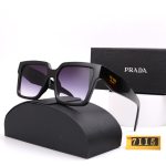 Prada Retro‑Fashion Large‑Frame Gradient Sunglasses - Image 7