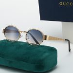 Gucci Vintage All‑Over GG Pattern Temple Metal Small‑Frame Sunglasses,Oval/Cat‑Eye - Image 13