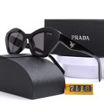 Prada Triangle‑Logo Vintage Sunglasses,Wrap Cat‑Eye/Pointed Cat‑Eye - Image 14