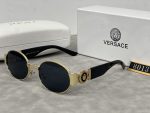 Versace Medusa‑Logo Metal Round Sunglasses - Image 6
