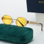 Gucci Vintage All‑Over GG Pattern Temple Metal Small‑Frame Sunglasses,Oval/Cat‑Eye - Image 3