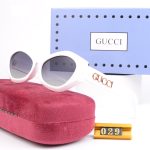 Gucci Wide Temple Sunglasses,Rhinestone Full‑Print Logo Square/3D Metal Logo Temple Polygonal Cat‑Eye - Image 11
