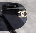 Chanel Fashion Retro Rimless Metal Rounded Narrow Square Sunglasses - Image 3