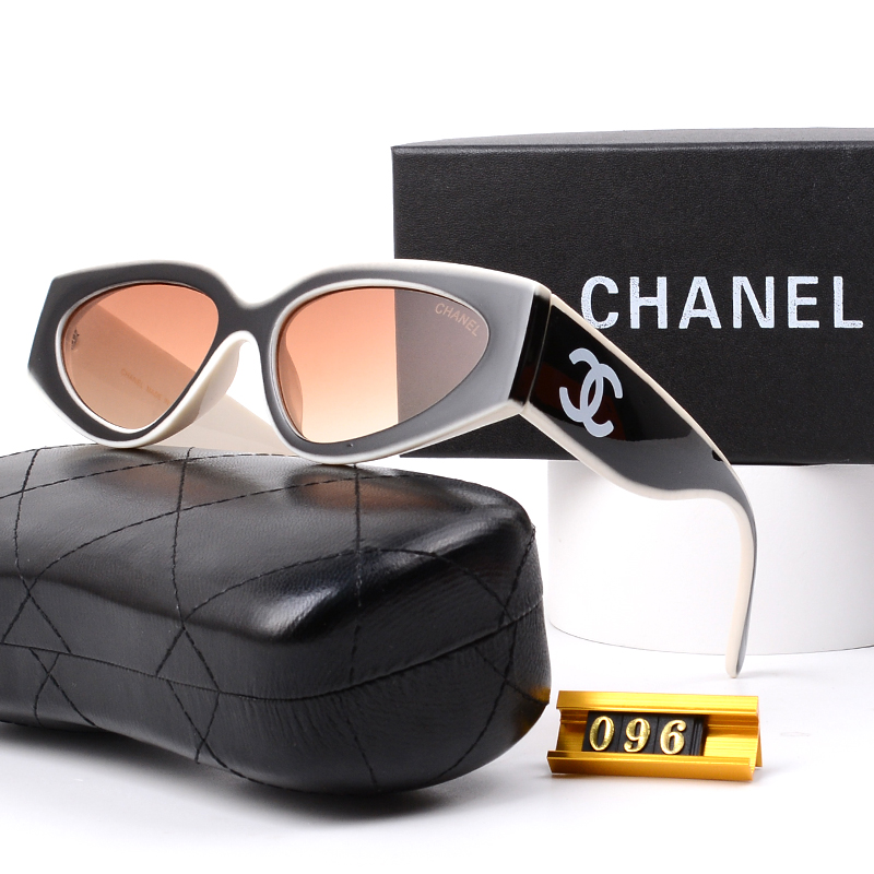 7b426482 Chanel Two‑Tone CC‑Logo Cat‑Eye Sunglasses - Image 1