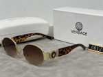 Versace Medusa‑Logo Metal Round Sunglasses - Image 4
