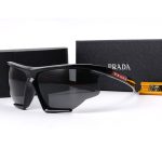 Prada Sports Wind‑Proof Colorful Reflective Sunglasses, Split / One‑Piece Cycling Eye‑Protection Shades - Image 2