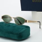 Gucci Vintage All‑Over GG Pattern Temple Metal Small‑Frame Sunglasses,Oval/Cat‑Eye - Image 6