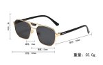 Prada Vintage Double‑Bridge Aviator Gradient Sunglasses,Polygonal/Round/Square Frame - Image 23