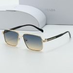 Prada Vintage Double‑Bridge Aviator Gradient Sunglasses,Polygonal/Round/Square Frame - Image 15