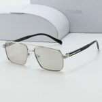 Prada Vintage Double‑Bridge Aviator Gradient Sunglasses,Polygonal/Round/Square Frame - Image 14