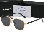 Prada Vintage Double‑Bridge Aviator Gradient Sunglasses,Polygonal/Round/Square Frame - Image 21