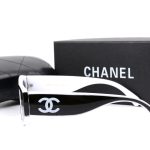 Chanel Two‑Tone CC‑Logo Cat‑Eye Sunglasses - Image 3