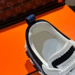 Hermès Bouncing Sneakers, Mesh-Suede Casual Shoes, Unisex Cushioned Chunky Sole Trainers - Image 5