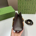 Gucci Diana Mini Top Handle Bag in GG Supreme Canvas with Bamboo Handle（without box） - Image 3