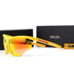 Prada Sports Wind‑Proof Colorful Reflective Sunglasses, Split / One‑Piece Cycling Eye‑Protection Shades - Image 9