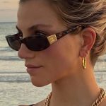 Chanel Wide‑Temple Sunglasses with Double‑C Metal Logo, Hollow‑Out Decoration / Quilted‑Pattern Temples - Image 8