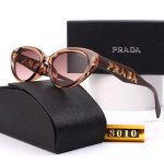 Prada Metal‑Letter Logo Gradient Sunglasses, Cat‑Eye/Narrow Square Frame - Image 11