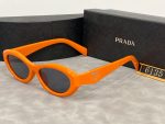 Prada Vintage Oval Small‑Frame Sunglasses,Cat‑Eye /Metal Frame - Image 16