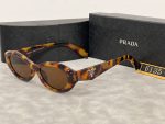 Prada Vintage Oval Small‑Frame Sunglasses,Cat‑Eye /Metal Frame - Image 14