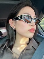Chanel Two‑Tone CC‑Logo Cat‑Eye Sunglasses - Image 7