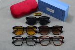Gucci Vintage Fashion Trend Double‑G Logo Temple Square Frame Sunglasses - Image 6