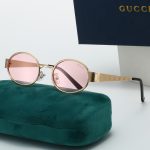 Gucci Vintage All‑Over GG Pattern Temple Metal Small‑Frame Sunglasses,Oval/Cat‑Eye - Image 12