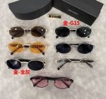 Prada Vintage Oval Small‑Frame Sunglasses,Cat‑Eye /Metal Frame - Image 2
