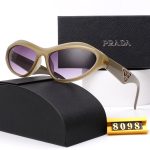 Prada Triangle‑Logo Vintage Sunglasses,Wrap Cat‑Eye/Pointed Cat‑Eye - Image 12