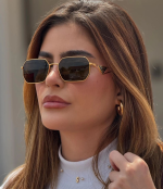 Prada Triangle‑Logo Metal Frame Sunglasses with Gradient Lenses, Polygonal / Butterfly / Double‑Bridge Frame - Image 22