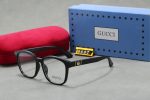 Gucci Vintage Fashion Trend Double‑G Logo Temple Square Frame Sunglasses - Image 7