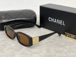 Chanel Wide‑Temple Sunglasses with Double‑C Metal Logo, Hollow‑Out Decoration / Quilted‑Pattern Temples - Image 6